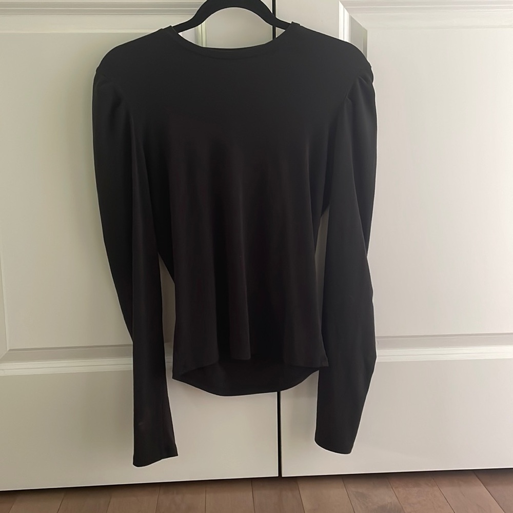 Black G F Fitted Long Sleeve Shirt